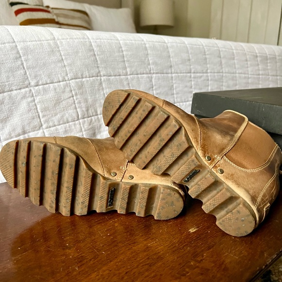 Sorel Lea Wedge, Elk/Curry, Size 6 - Picture 6 of 8
